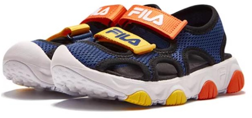 (Preschool) FILA Sport Sandals 'Blue Orange Yellow' K14B322809QBW Lookbook (Preschool) FILA Sport Sandals 'Blue Orange Yellow' K14B322809QBW