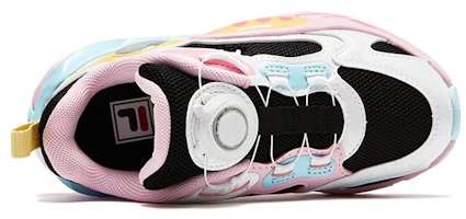 Purchase 中童 FILA 斐樂 舒適 輕便耐磨 低幫 兒童跑步鞋 黑斐樂白