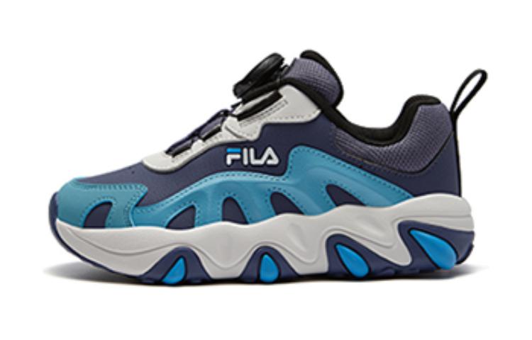 (Preschool) FILA TGR2 'Comfort Versatile Non-Slip Durable Low-Top Running White Blue' K14B342502FCS