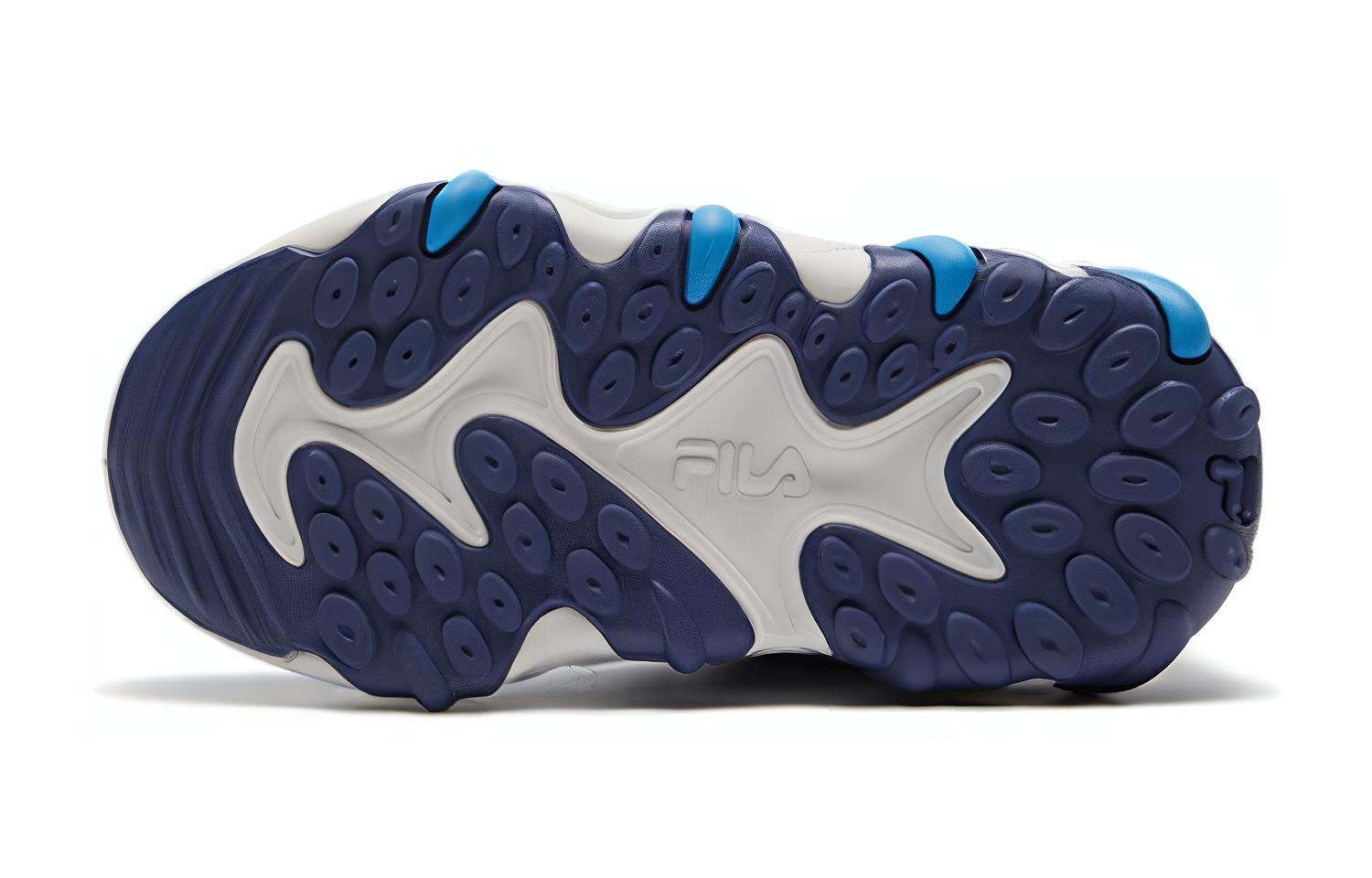 Purchase (PS) FILA TGR2 ''Confort Polyvalent Antidérapant Durable Bas Blanc Bleu'' K14B342502FCS