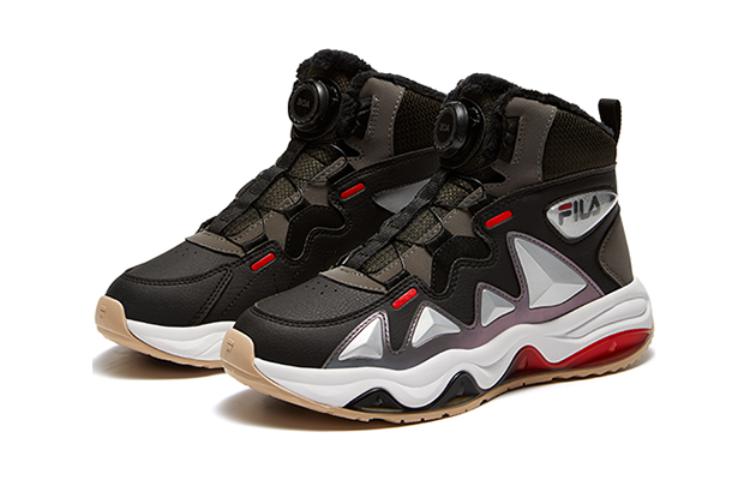 Lookbook (Preschool) FILA TGR 3 Boot 'Black White' K15B343901FBA