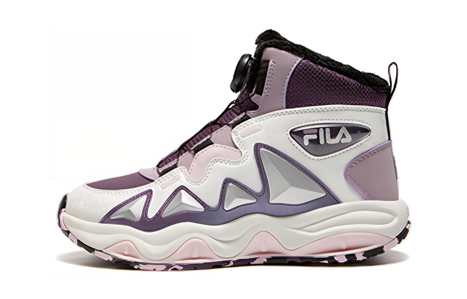 (Preschool) FILA TGR 3 BOOT 'White Purple' K15G343901FVW