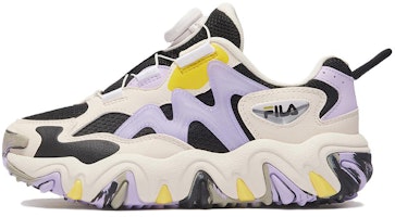 (Preschool) FILA TGR 4 Low 'Black White Purple' K15G412502FBE (Preschool) FILA TGR 4 Low 'Black White Purple' K15G412502FBE