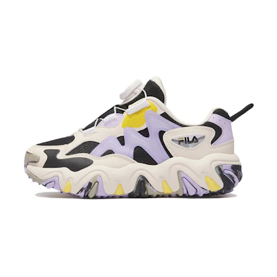 (PS) FILA TGR 4 Low 'Black White Purple'