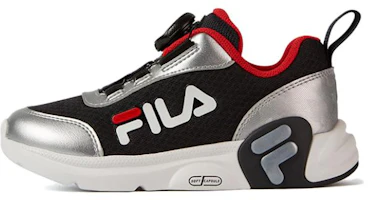 (Preschool) FILA Trainer 'Black Silver' K14B312401FNS (Preschool) FILA Trainer 'Black Silver' K14B312401FNS