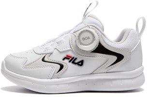 (Preschool) FILA Boa Sport Shoes 'White Black' K14B342403FWG (Preschool) FILA Boa Sport Shoes 'White Black' K14B342403FWG