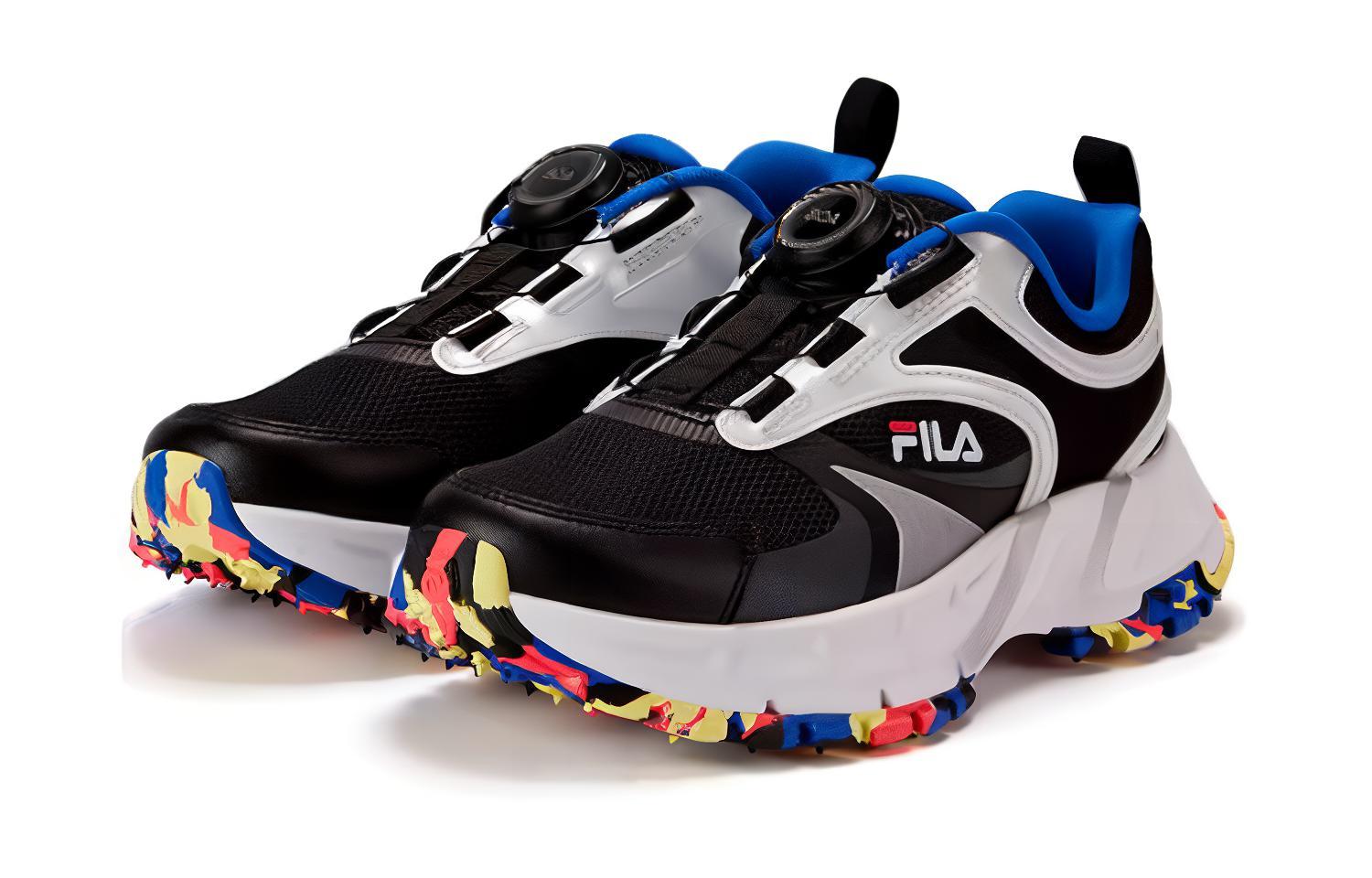 Lookbook 大童 FILA斐乐 運動百搭 減震耐磨 兒童訓練鞋 灰黑