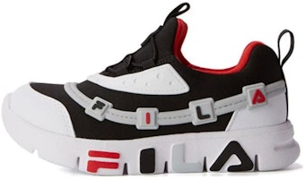 (Preschool) FILA Training Low 'Black White' K14B232465QBC (Preschool) FILA Training Low 'Black White' K14B232465QBC