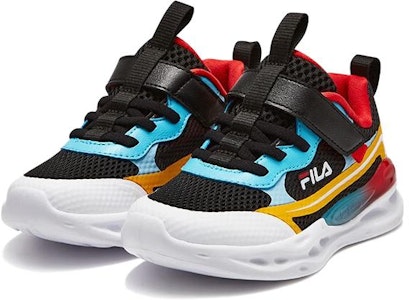 中童 FILA斐樂 舒適運動 防滑耐磨 兒童訓練鞋 黑藍 Order 中童 FILA斐樂 舒適運動 防滑耐磨 兒童訓練鞋 黑藍