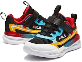 中童 FILA斐樂 舒適運動 防滑耐磨 兒童訓練鞋 黑藍 Lookbook 中童 FILA斐樂 舒適運動 防滑耐磨 兒童訓練鞋 黑藍