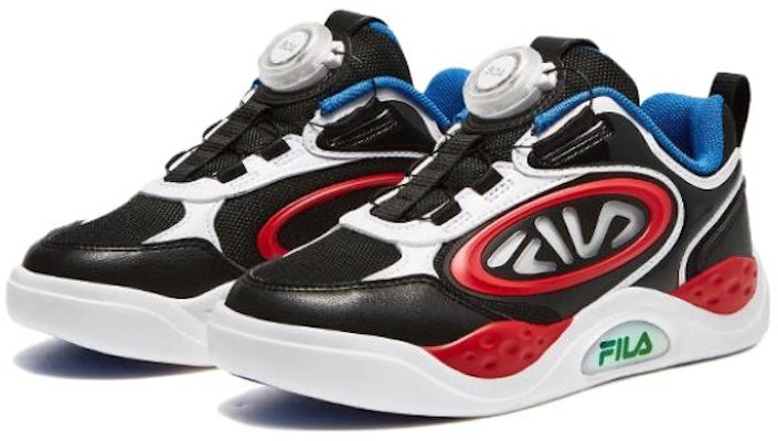 (Preschool) FILA Training Shoe 'Black Blue Flash' K14B331601FBP Lookbook (Preschool) FILA Training Shoe 'Black Blue Flash' K14B331601FBP