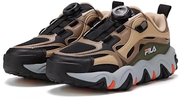 大童 FILA 斐樂 旋鈕 耐磨透氣 兒童訓練鞋 黑棕色 Lookbook 大童 FILA 斐樂 旋鈕 耐磨透氣 兒童訓練鞋 黑棕色
