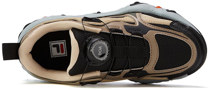 大童 FILA 斐樂 旋鈕 耐磨透氣 兒童訓練鞋 黑棕色 Shop 大童 FILA 斐樂 旋鈕 耐磨透氣 兒童訓練鞋 黑棕色