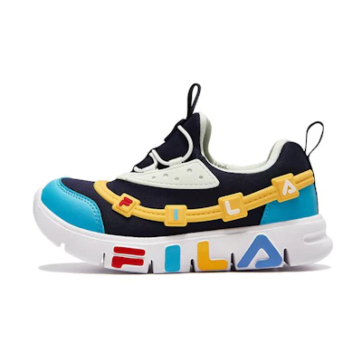 (PS) FILA GGUMI Sneakers 'Black Blue Yellow'