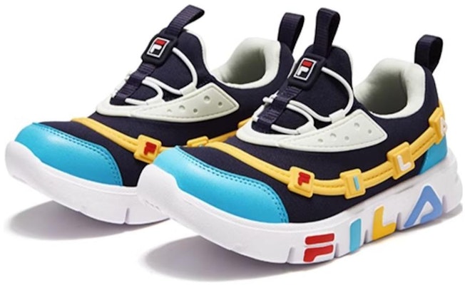 (PS) Zapatillas FILA GGUMI 'Negro Azul Amarillo' K14B332465PPC Lookbook (PS) Zapatillas FILA GGUMI 'Negro Azul Amarillo' K14B332465PPC