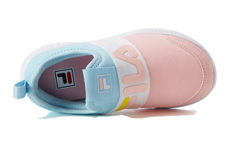 Lookbook 兒童 FILA斐樂 防滑緩衝 兒童訓練鞋 粉紅色