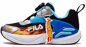 (Preschool) FILA Casual Athletic Sneakers 'Black Blue White' K14B332403FNB (Preschool) FILA Casual Athletic Sneakers 'Black Blue White' K14B332403FNB