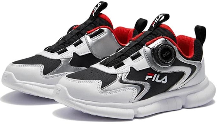 (JR) 휠라 보아 트레이닝화 '화이트 블랙 실버' K15B342404FBW Lookbook (JR) 휠라 보아 트레이닝화 '화이트 블랙 실버' K15B342404FBW