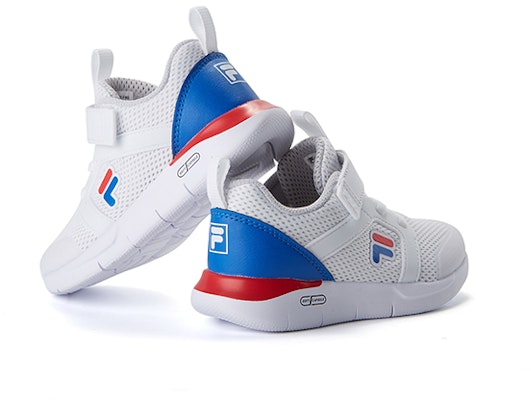 中童 Fila 斐樂訓練鞋 白紅 Lookbook 中童 Fila 斐樂訓練鞋 白紅