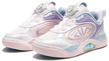 中童 FILA斐樂 時尚閃燈鞋 防滑耐磨 兒童訓練鞋 粉紫 Lookbook 中童 FILA斐樂 時尚閃燈鞋 防滑耐磨 兒童訓練鞋 粉紫