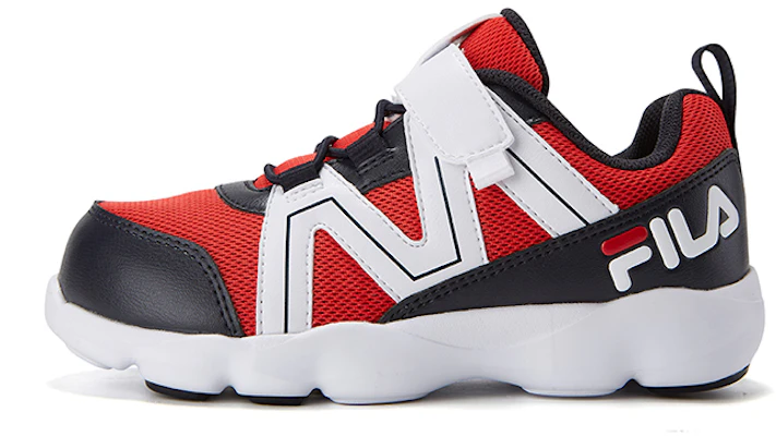 中童 Fila 斐樂 魔術貼 透氣低幫訓練鞋 紅白黑 Buy 中童 Fila 斐樂 魔術貼 透氣低幫訓練鞋 紅白黑
