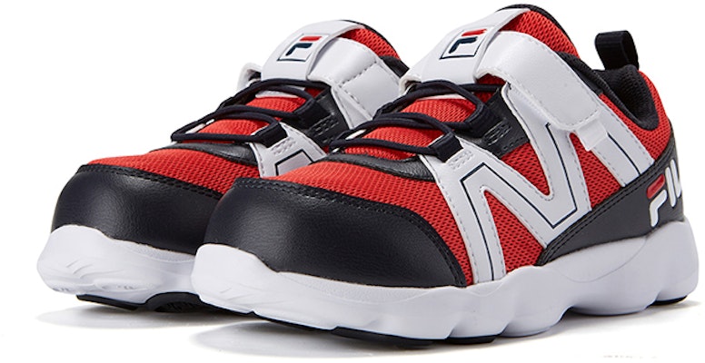 (PS) FILA Sepatu Velcro Rendah 'Merah Putih Hitam' K54B042480FRW Order (PS) FILA Sepatu Velcro Rendah 'Merah Putih Hitam' K54B042480FRW