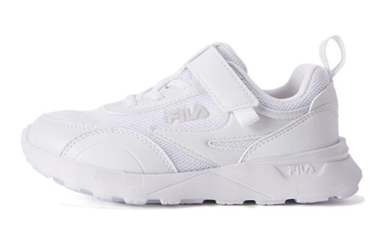 (Preschool) FILA Velcro Low 'White Grey' K14B23110-3WT