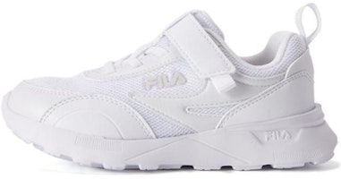 (Preschool) FILA Velcro Low 'White Grey' K14B23110-3WT (Preschool) FILA Velcro Low 'White Grey' K14B23110-3WT