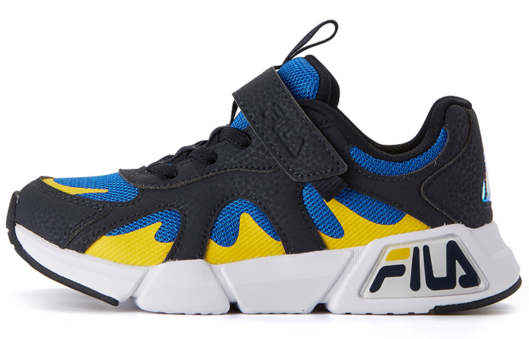 (Preschool) FILA VNTG Running Shoes Black/Blue/Yellow K14B021103FBW