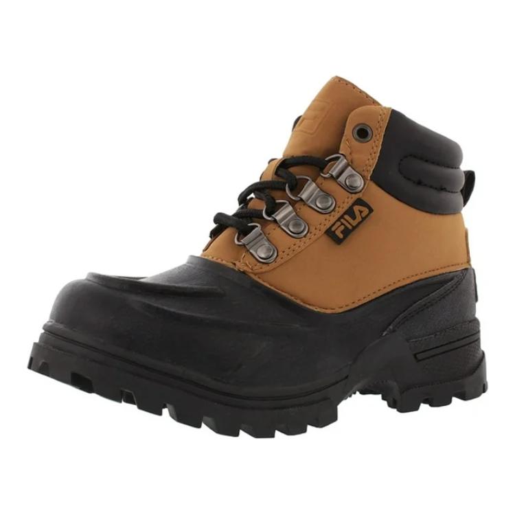(Preschool) FILA Weathertec Mid 'Black Yellow' 3SH40122_202