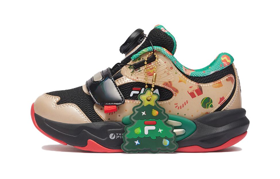 Buy (Preschool) FILA Wing 'Black Brown' K14B412004FBF