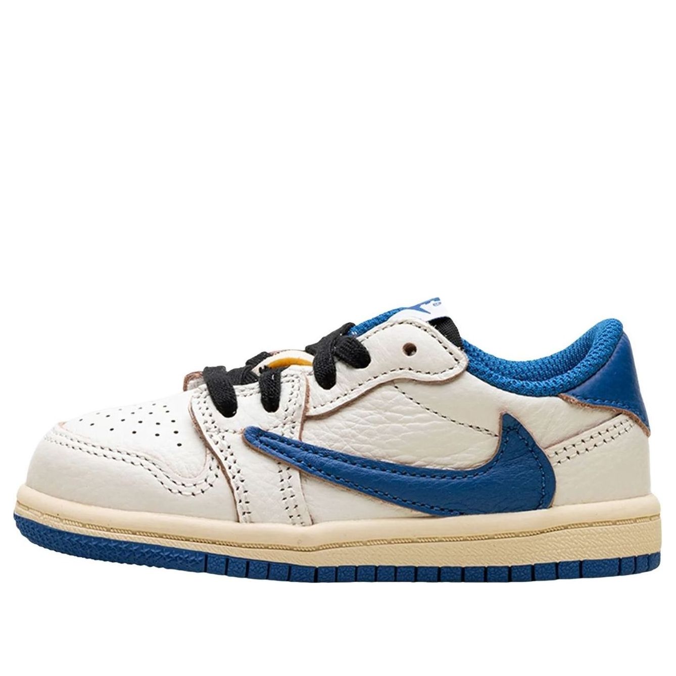 Buy (PS) Fragment Design x Travis Scott x Air Jordan 1 Low OG ''Sail Military Blue'' DO5442-104