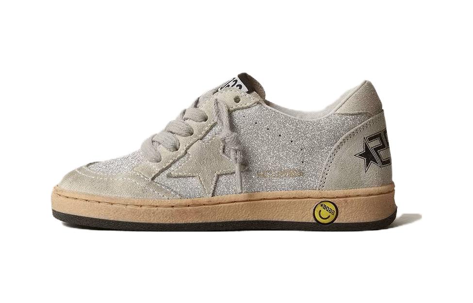 (Preschool) Golden Goose Ball Star 'Grey' GJF00439.F004240.70136