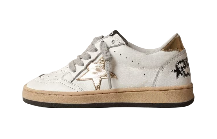 (Preschool) Golden Goose Ball Star 'White Leather' GJF00439.F004244.10272