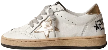 (Preschool) Golden Goose Ball Star 'White Leather' GJF00439.F004244.10272 (Preschool) Golden Goose Ball Star 'White Leather' GJF00439.F004244.10272
