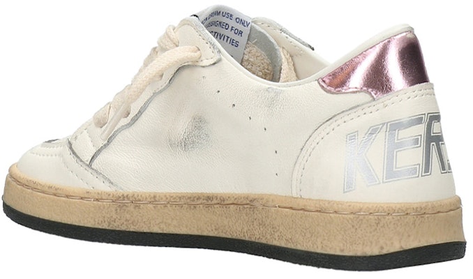 (Preschool) Golden Goose Ball Star 'White Pink' GYF00439.F004241.11224 Shop (Preschool) Golden Goose Ball Star 'White Pink' GYF00439.F004241.11224