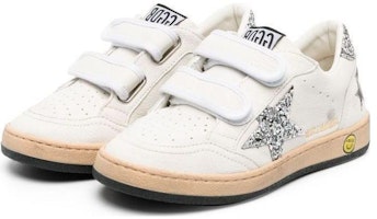 (Preschool) Golden Goose Ball Star 'White Silver' GYF00501.F004826.80185 (Preschool) Golden Goose Ball Star 'White Silver' GYF00501.F004826.80185