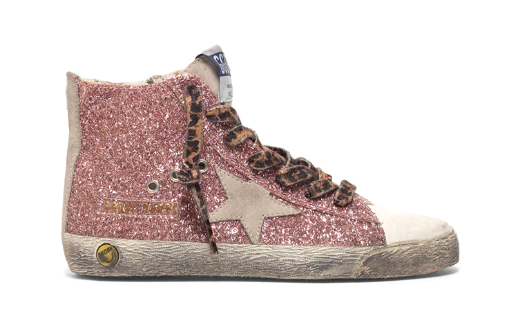 Order (Preschool) Golden Goose Francy 'Silver Sparkle High-Top' G35KS302.A27