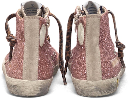 (Preschool) Golden Goose Francy 'Silver Sparkle High-Top' G35KS302.A27 Shop (Preschool) Golden Goose Francy 'Silver Sparkle High-Top' G35KS302.A27