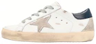 Buy (PS) Golden Goose Hi Star ''Versleten Wit Zwart'' GYF00102.F000414.10303