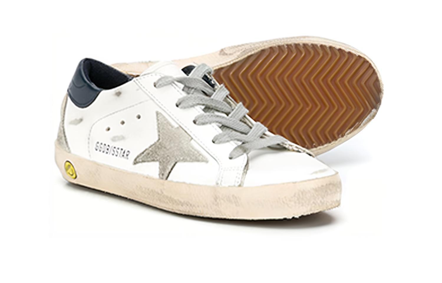 Purchase (PS) Golden Goose Hi Star ''Versleten Wit Zwart'' GYF00102.F000414.10303