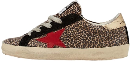 (Preschool) Golden Goose Leather 'Animal Print Brown' GYF00101.F003319.81797 (Preschool) Golden Goose Leather 'Animal Print Brown' GYF00101.F003319.81797