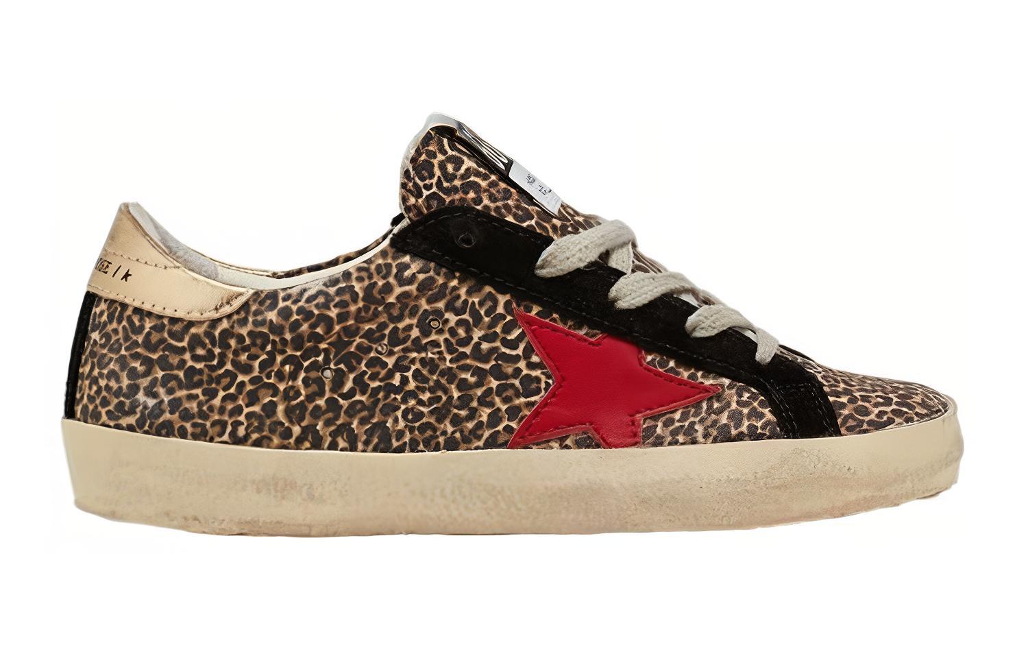 Order (PS) Golden Goose Leder ''Animal Print Braun'' GYF00101.F003319.81797