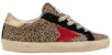 (PS) Golden Goose Kulit 'Cetakan Haiwan Coklat' GYF00101.F003319.81797