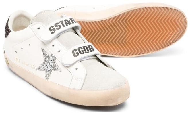 中童 Golden Goose 圓頭平底魔術貼 低幫 兒童板鞋 米白色 Lookbook 中童 Golden Goose 圓頭平底魔術貼 低幫 兒童板鞋 米白色