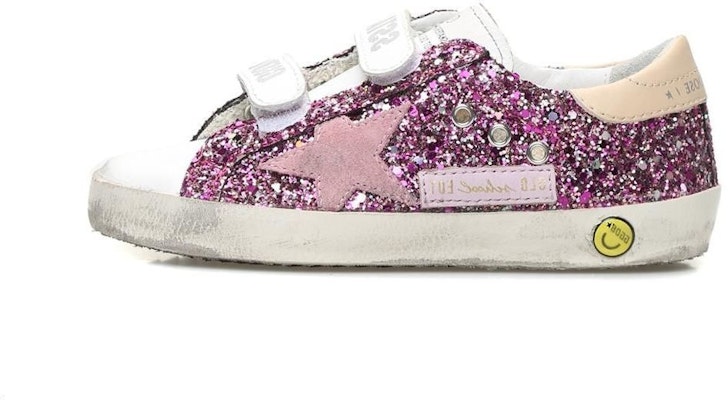 (Preschool) Golden Goose Low Top 'Rose Pink Glitter' G36KS321.I9 Buy (Preschool) Golden Goose Low Top 'Rose Pink Glitter' G36KS321.I9