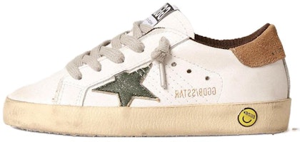 (Preschool) Golden Goose Low Top 'White Leather' GYF00101.F004806.82383 (Preschool) Golden Goose Low Top 'White Leather' GYF00101.F004806.82383