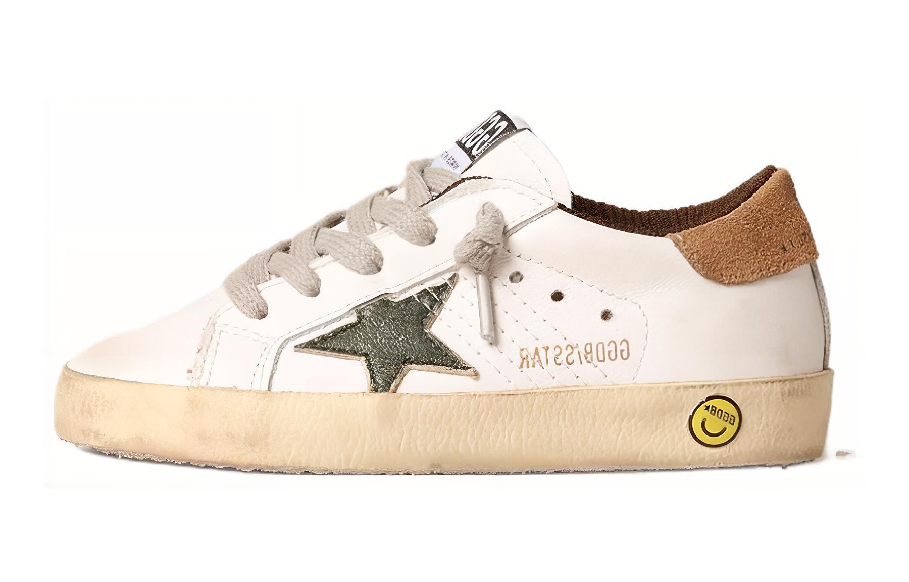 (Preschool) Golden Goose Low Top 'White Leather' GYF00101.F004806.82383