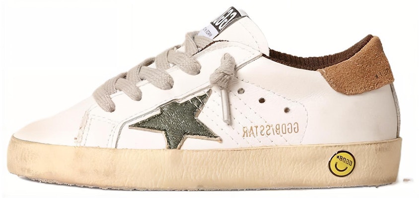(Preschool) Golden Goose Low Top 'White Leather' GYF00101.F004806.82383 Buy (Preschool) Golden Goose Low Top 'White Leather' GYF00101.F004806.82383