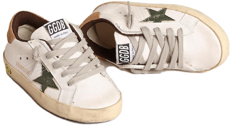 (Preschool) Golden Goose Low Top 'White Leather' GYF00101.F004806.82383 Lookbook (Preschool) Golden Goose Low Top 'White Leather' GYF00101.F004806.82383